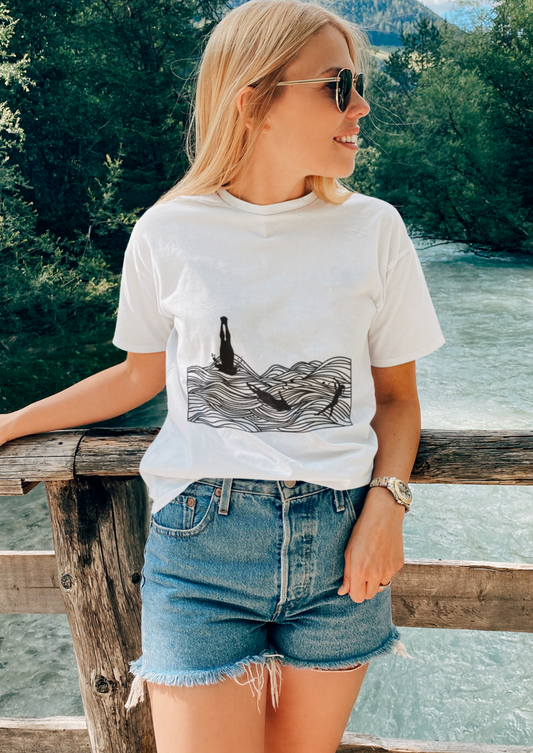 Dive Deep - Organic Relaxed Unisex T-Shirt