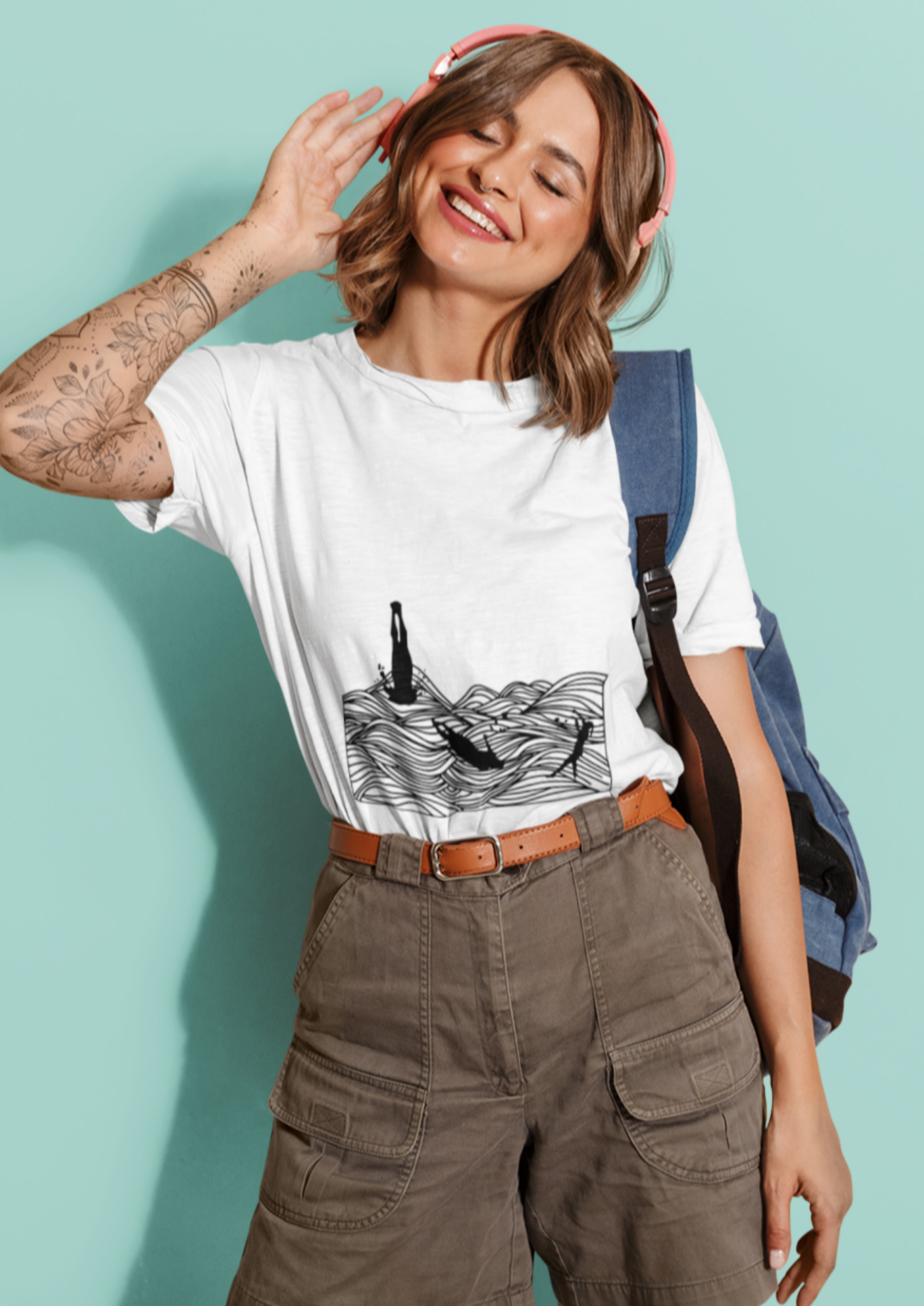 Dive Deep - Organic Relaxed Unisex T-Shirt
