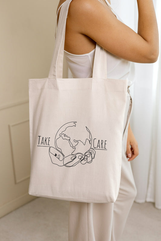Take Care Tote Bag - Organic Tote-Bag