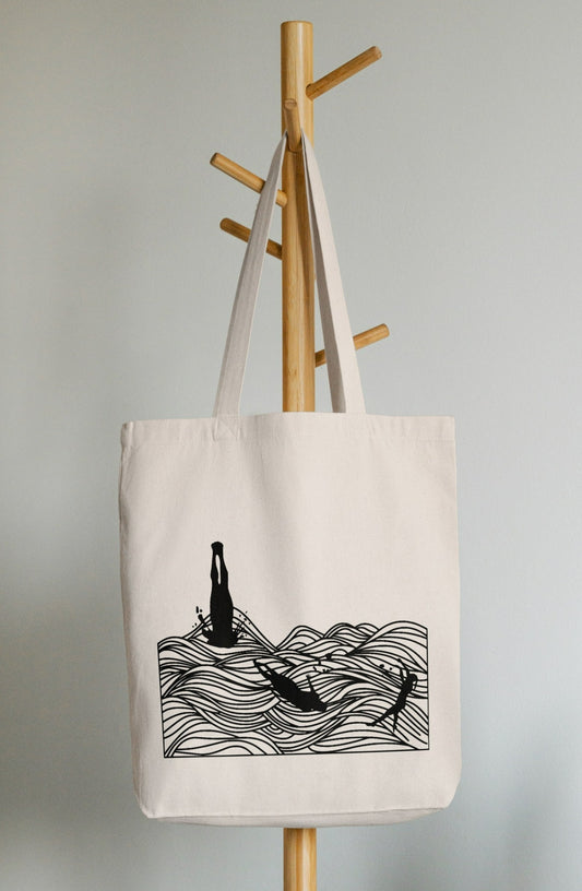 Dive Deep - Organic Tote Bag