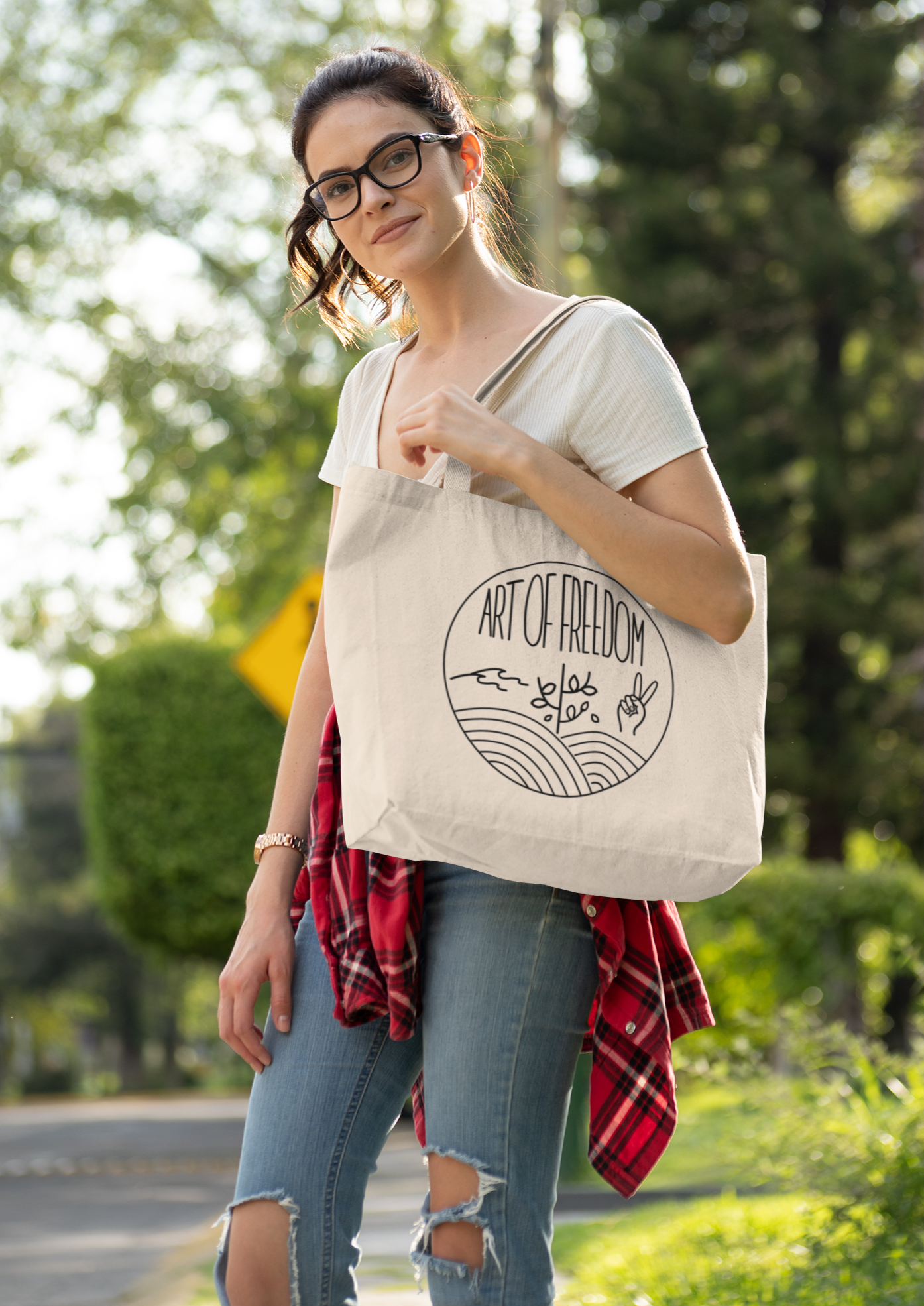 ART of Freedom  - Organic Shopping-Bag