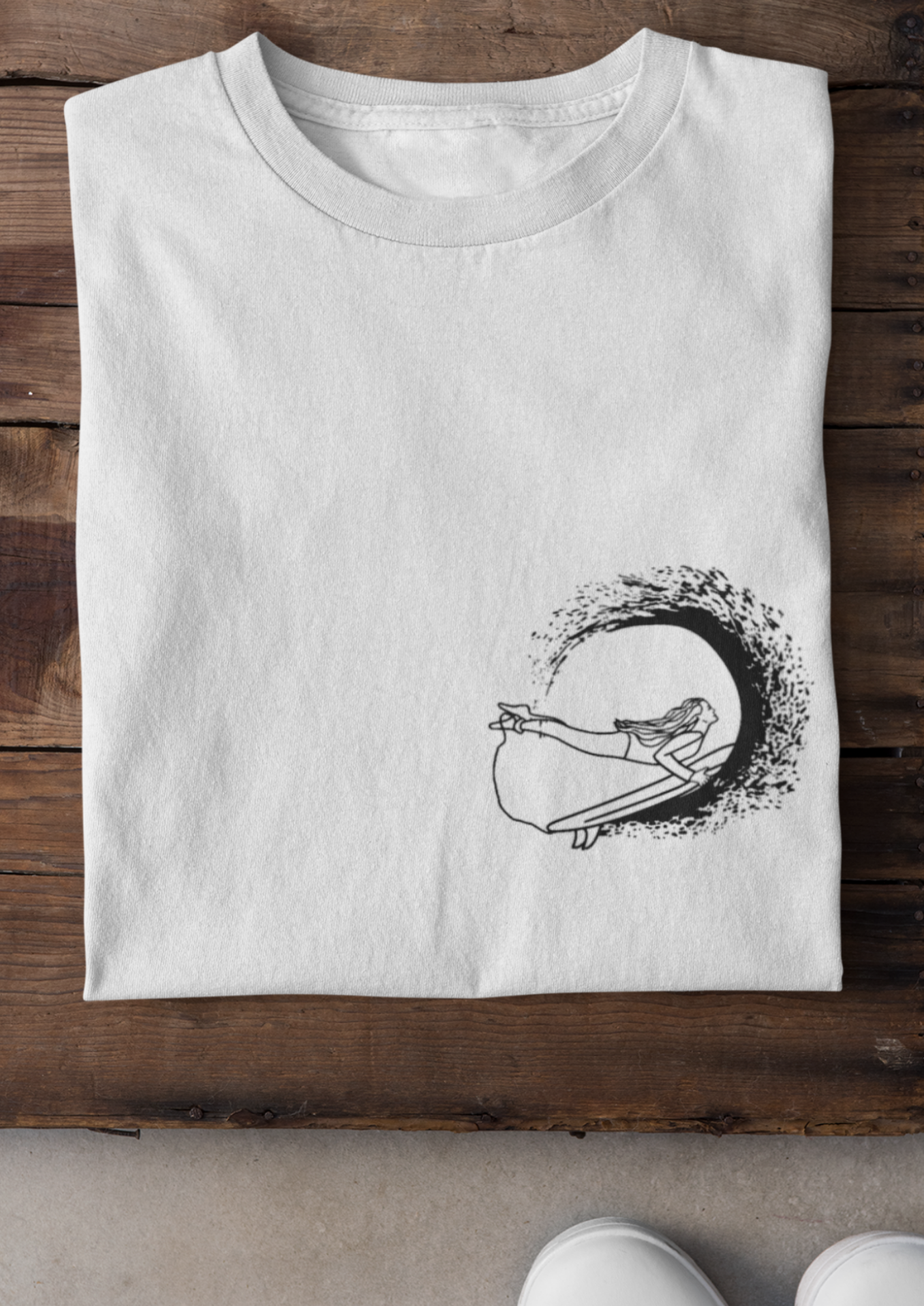 Wave of Life - Organic Relaxed Unisex T-Shirt - Light Design