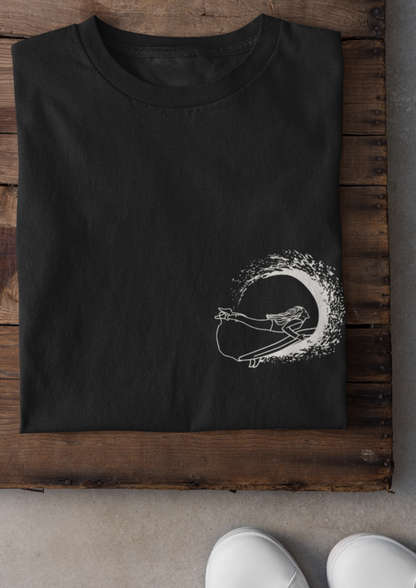 Wave of Life - Organic Relaxed Unisex T-Shirt - Dark Design