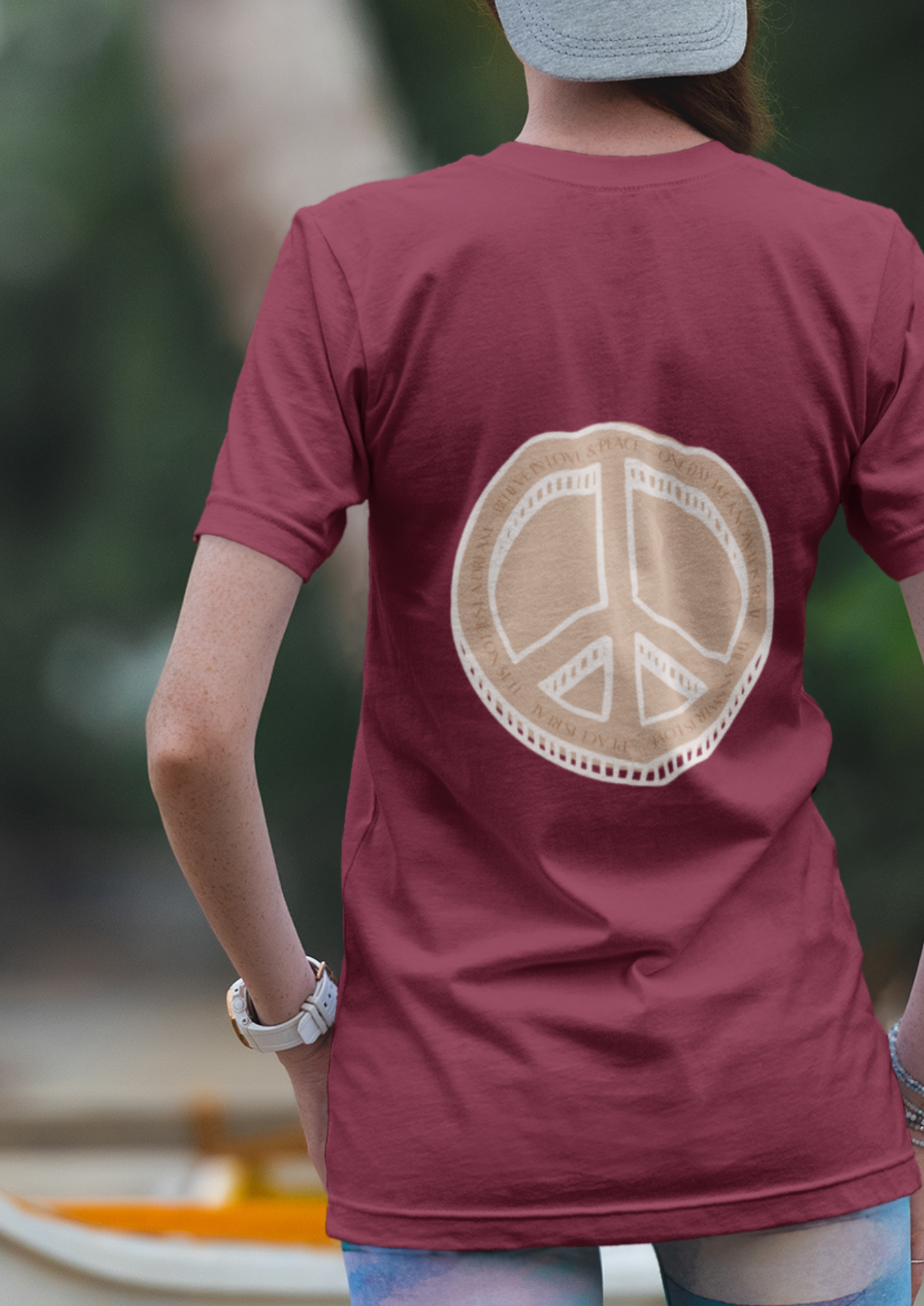 Peace is Real - Organic Relaxed Unisex Shirt