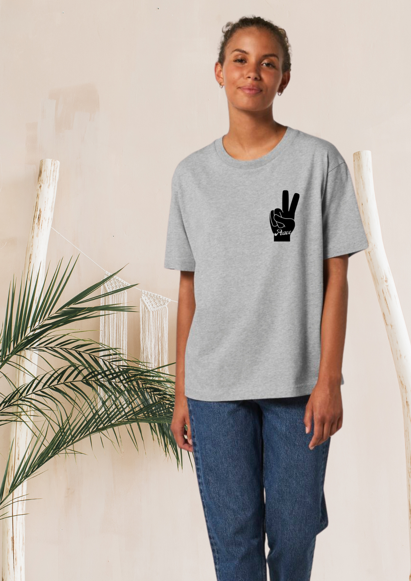 Peace - Organic Relaxed Unisex T-Shirt