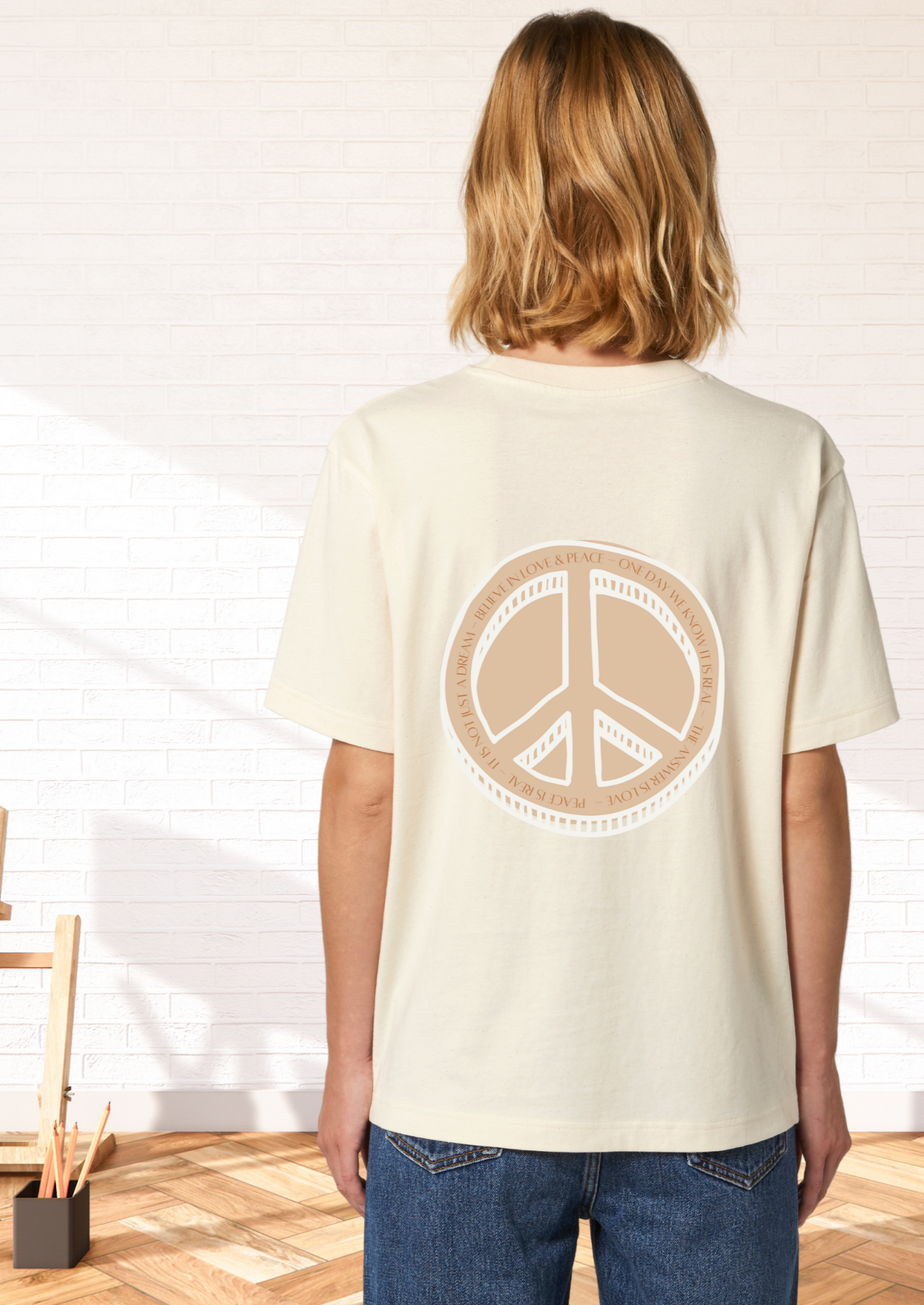 Peace is Real - Organic Relaxed Unisex Shirt