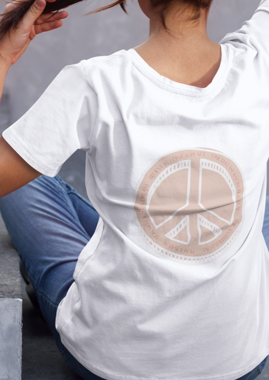 Peace is Real - Organic Relaxed Unisex Shirt