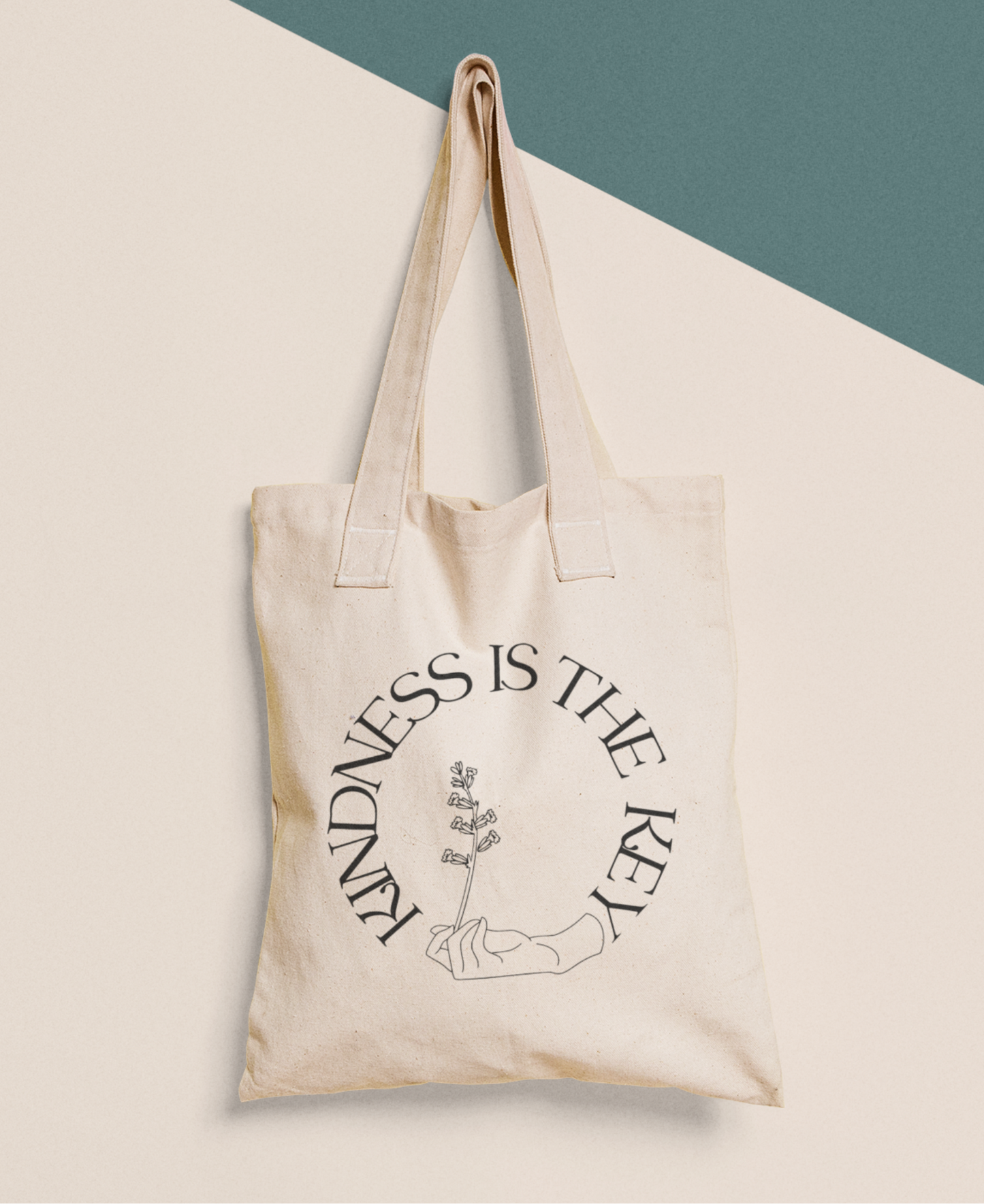 Kindness is the Key  - Organic Tote-Bag