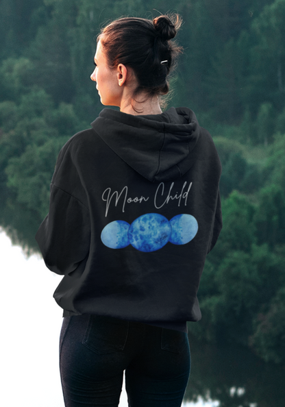 Moon Child - Organic Zipper Hoodie