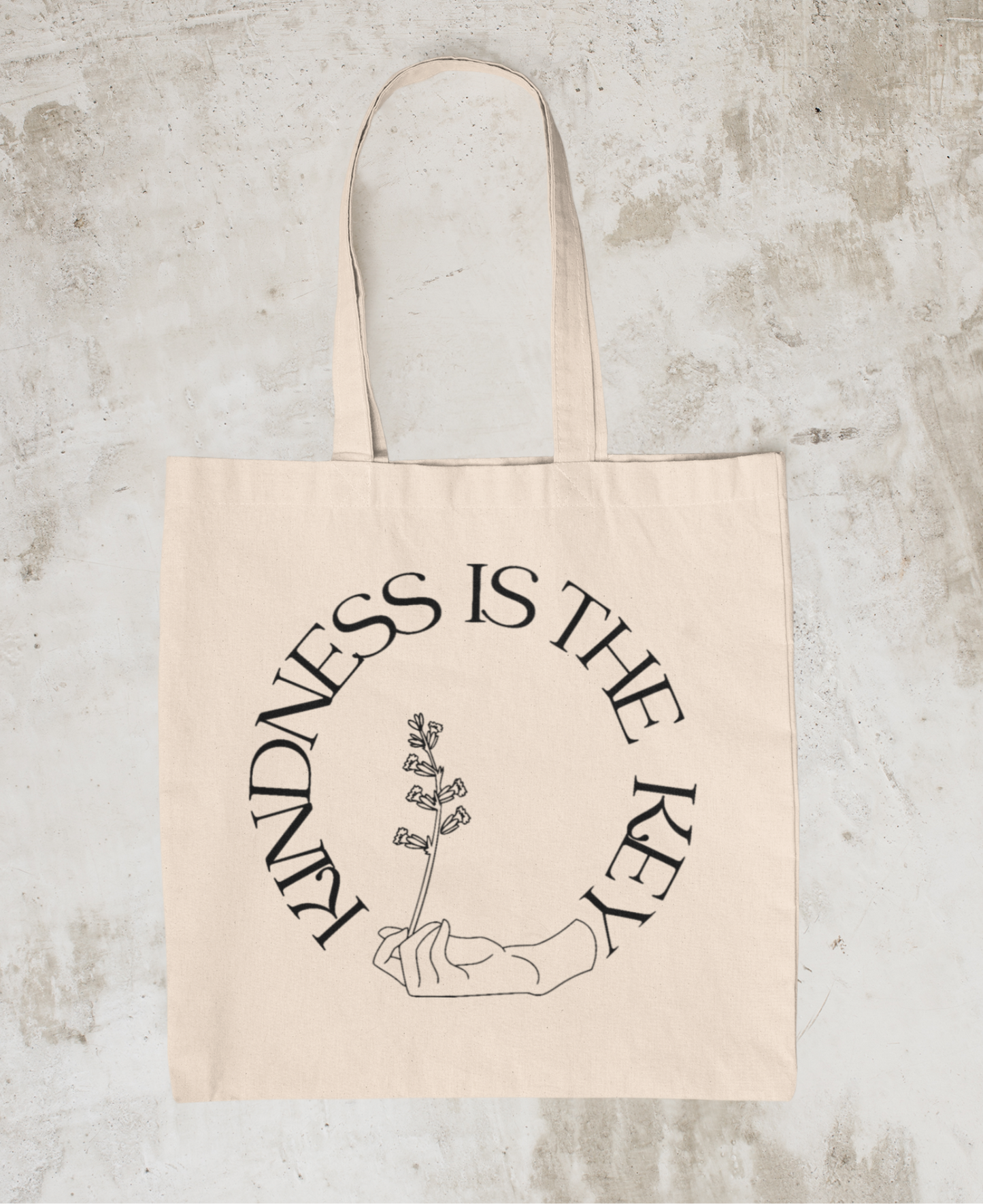 Kindness is the Key  - Organic Tote-Bag