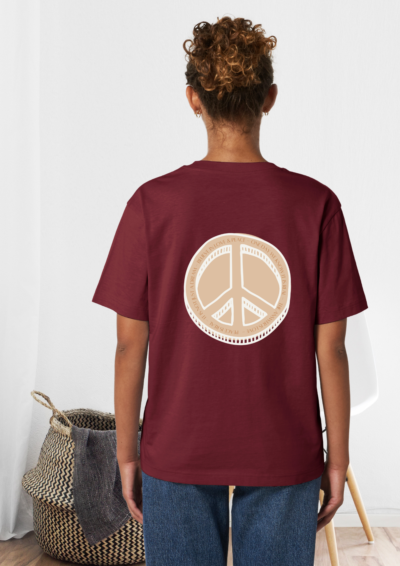 Peace is Real - Organic Relaxed Unisex Shirt