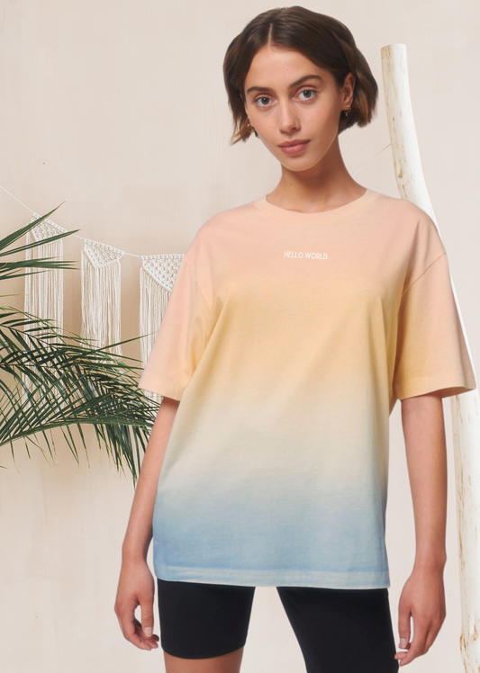 Hello.World. - Relaxed Shirt Ombre mit Stick