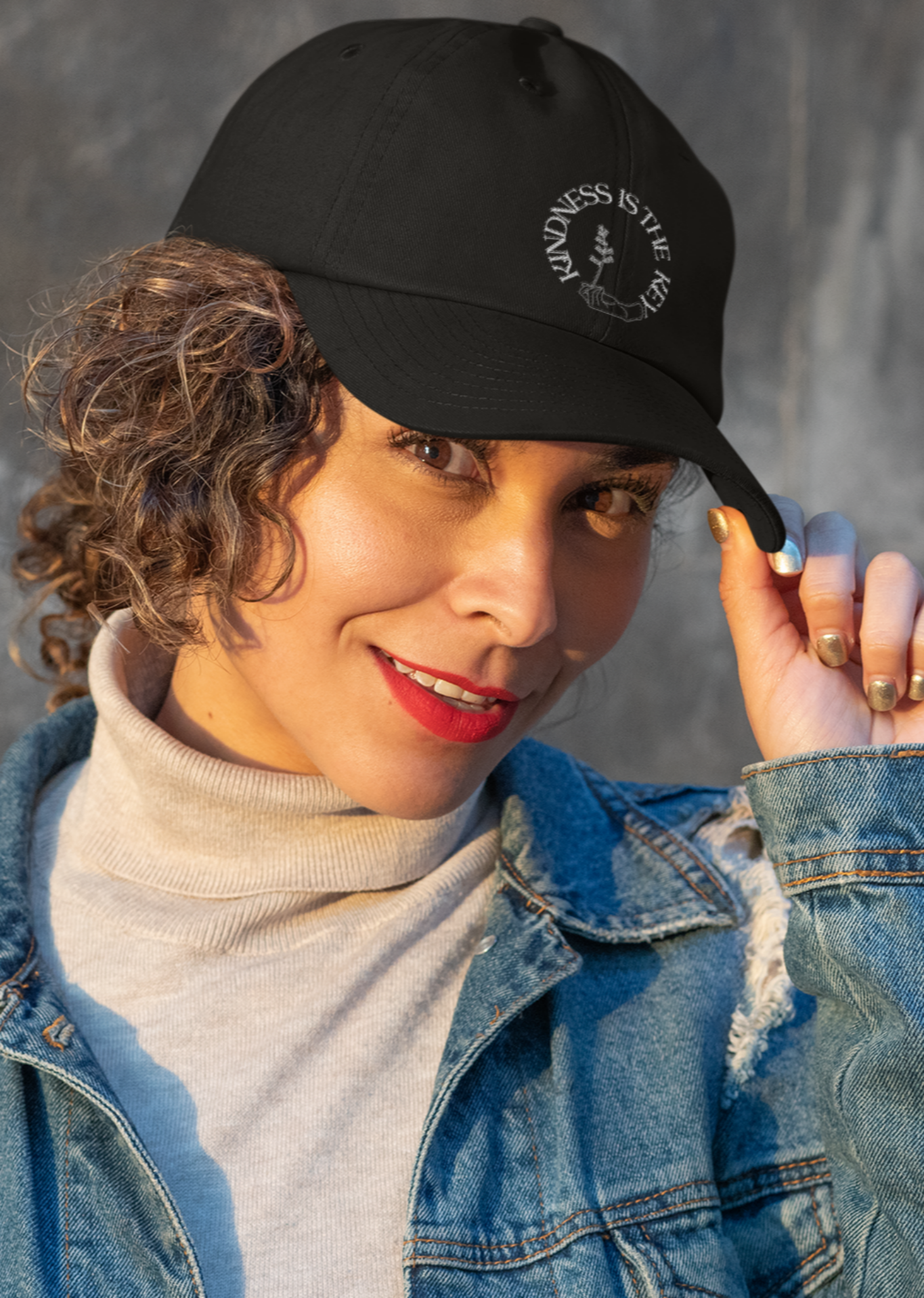 Kindness is the Key - Organic Baseball Cap