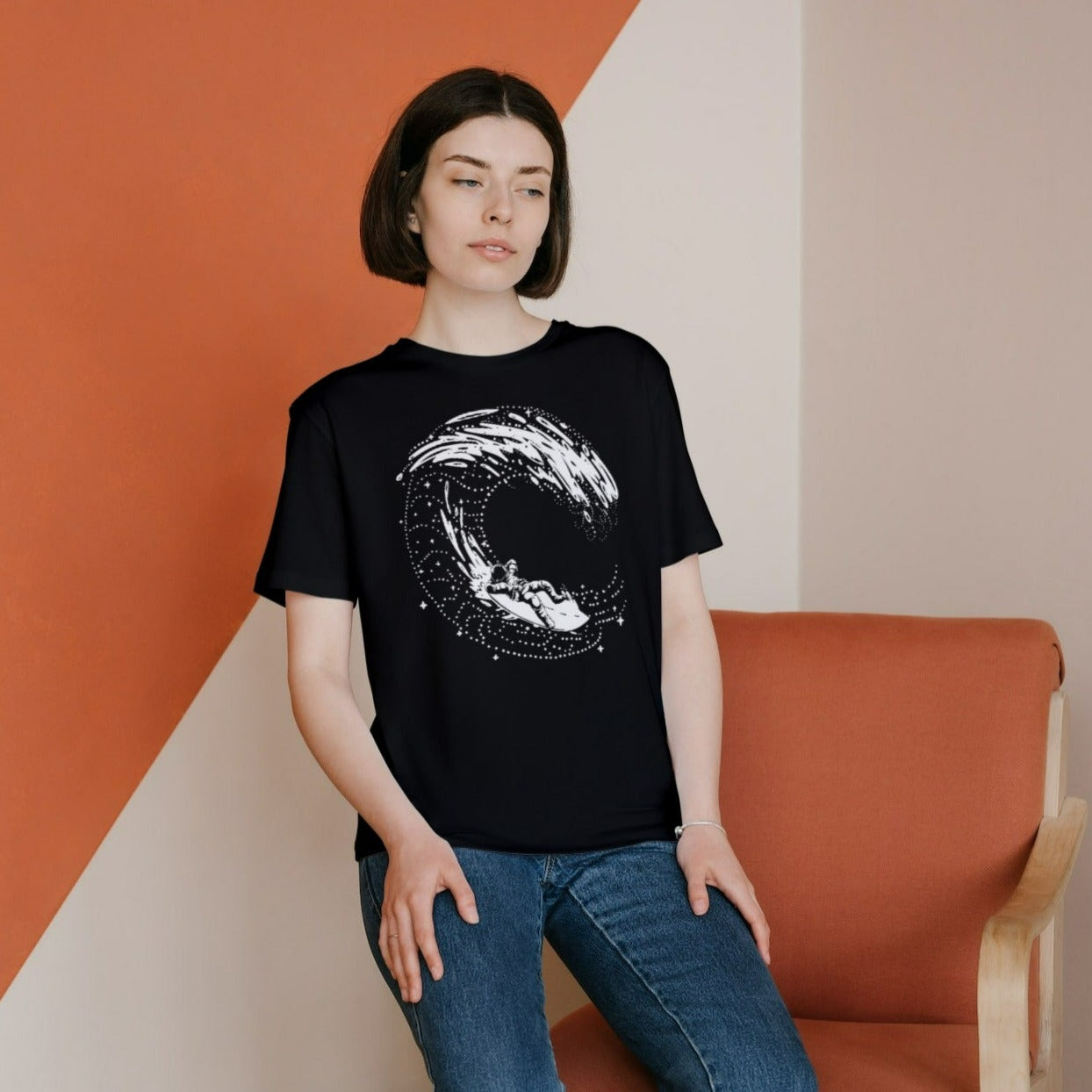 Chill in Space - Organic Relaxed Unisex T-Shirt