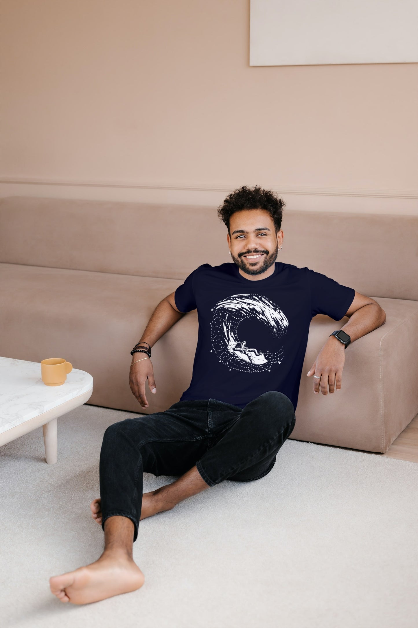 Chill in Space - Organic Relaxed Unisex T-Shirt