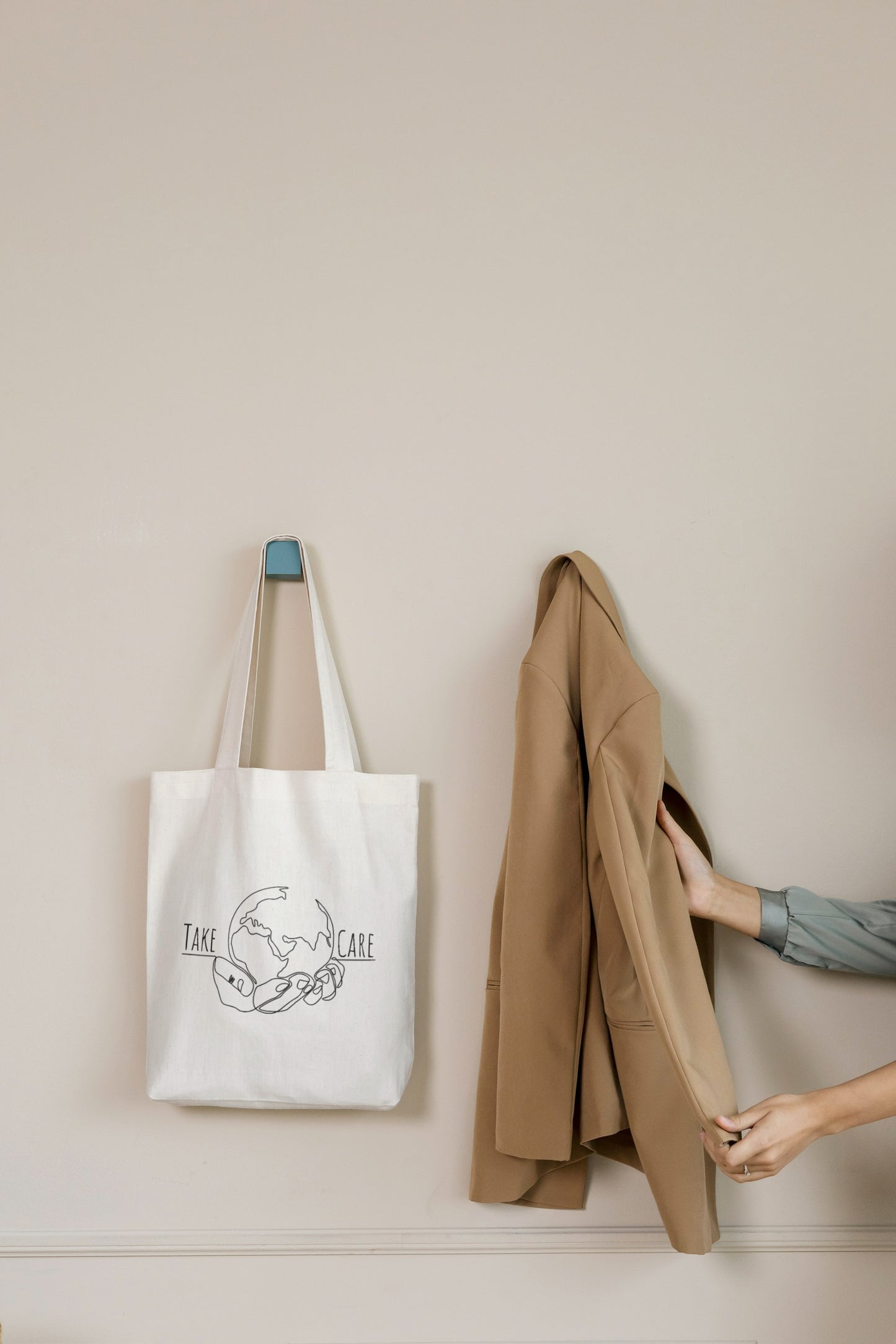 Take Care Tote Bag - Organic Tote-Bag