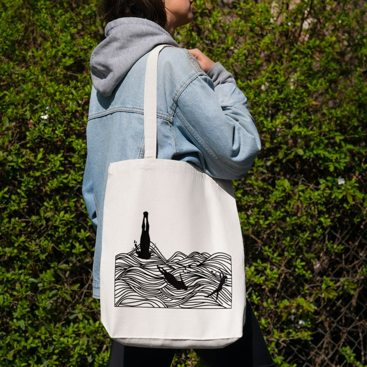 Dive Deep - Organic Tote Bag