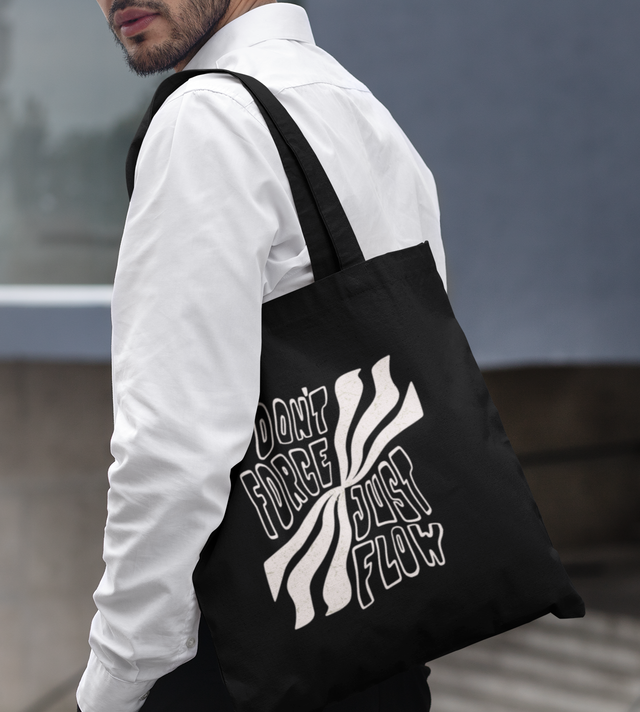 Don`t Force  - Organic Tote-Bag